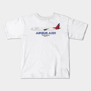 Airbus A321 - TACA Airlines Kids T-Shirt